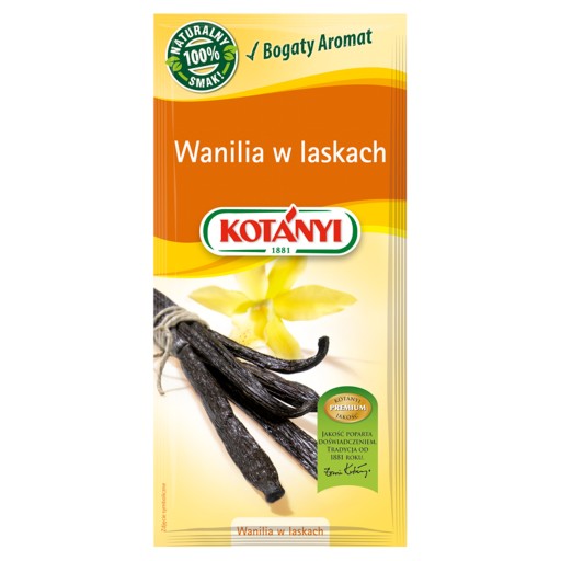 Kotányi vanilkové tyčinky 2 g