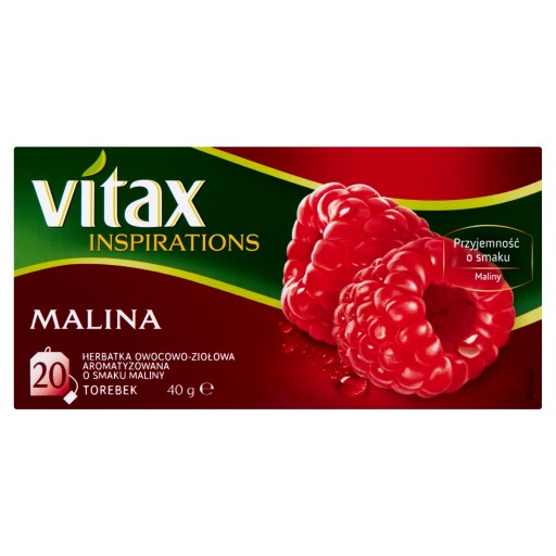 Malinový čaj Vitax - Jedinečná vôňa ovocných inšpirácií