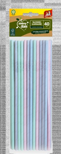 LÁMANIA SLÁMKY NA NÁPOJE Jan Niezbędny pastel 40 KS x 2 BAL.