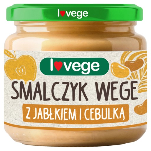 Vegánska bravčová masť s jablkom a cibuľou 175g Lovege