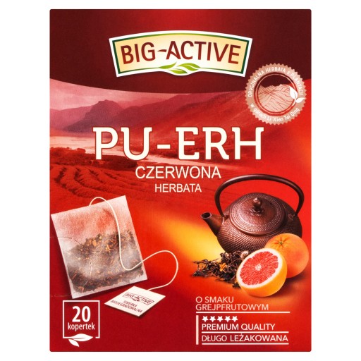 BIG ACTIVE Red Grapefruit 20x1,8g