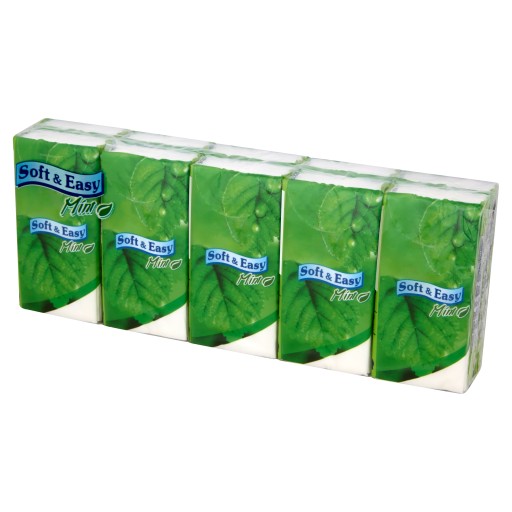 DELI REGINA MINT Hygienické obrúsky, 3 vrstvy. 10 ks