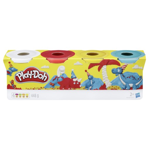 Play Doh Play Doh Sada 4 rúrok 4 FARBY plastelíny