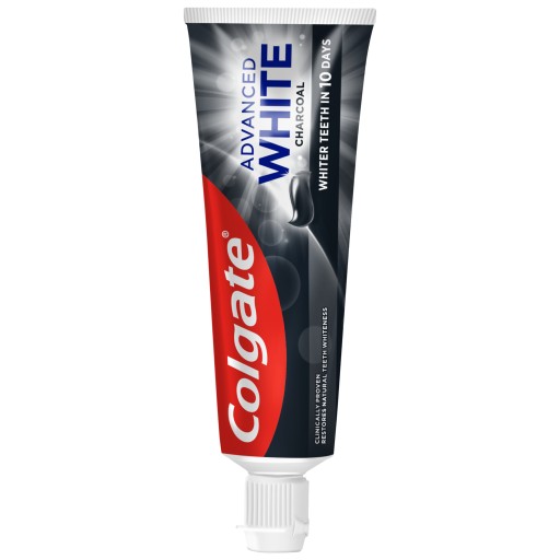 Colgate Advanced White CHARCOAL 75 ml zuby belšie po 10 dňoch