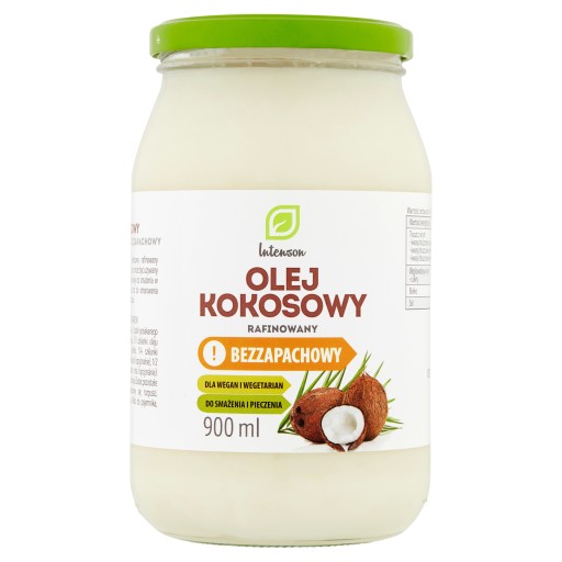 Rafinovaný kokosový olej Intenson 900 ml