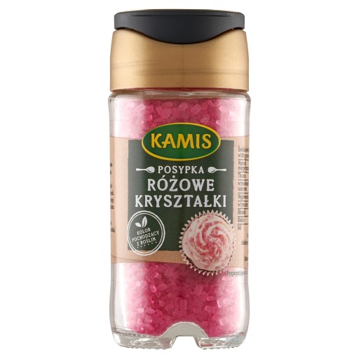 Kamis ružové krištáľové posypy 73g