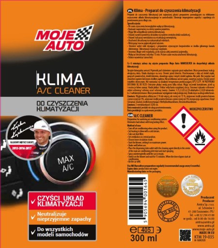 KLIMATICKÝ DEZINFEKČNÝ PROSTRIEDOK 0,3L /AEROSOL/ 19-035