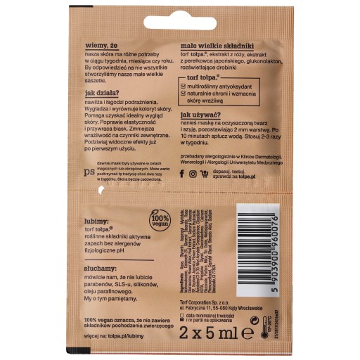 cocooning mask ultra hydratačná maska na tvár a krk 2x5 ml