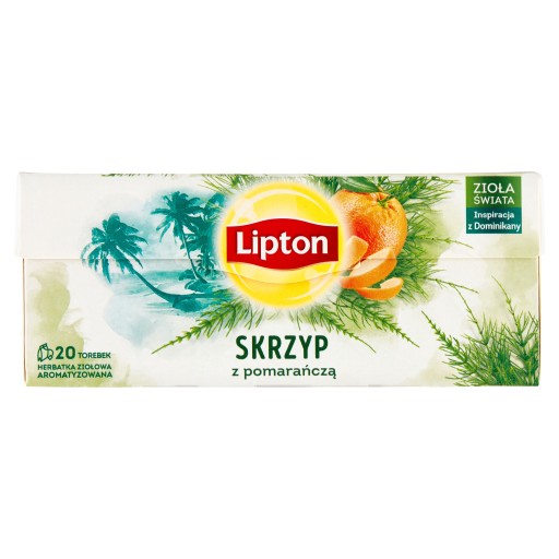 LIPTON bylinný čaj Praslička roľná s pomarančom 20 vrecúšok