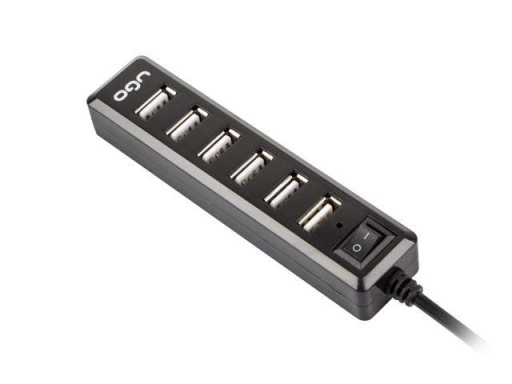 USB HUB SPLITTER 7 PORTOV USB SPLITTER PORT HUB AKTÍVNY HUB ON/OFF