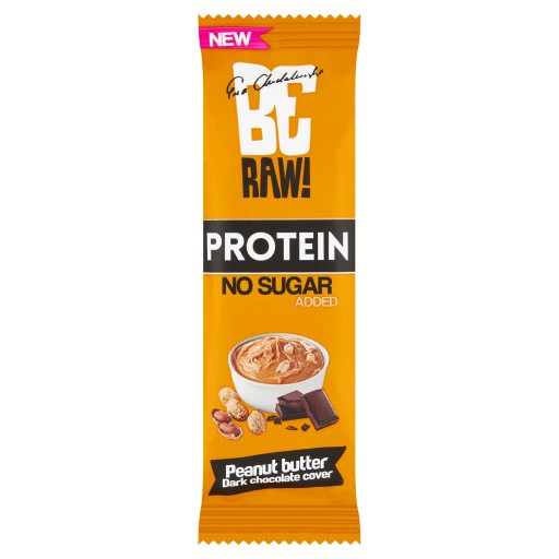 BeRAW ARAŠIDOVÉ MASLO Proteínová tyčinka bez cukru 40g