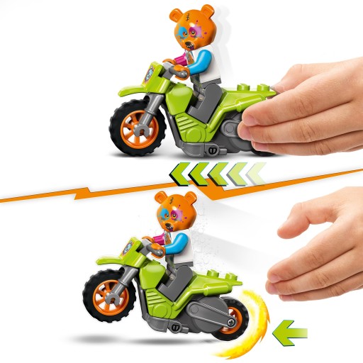 LEGO Bricks City 60356 Kaskadérsky motocykel s medveďom