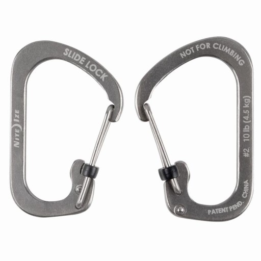 Nite Ize SlideLock Carabiner #2 Steel