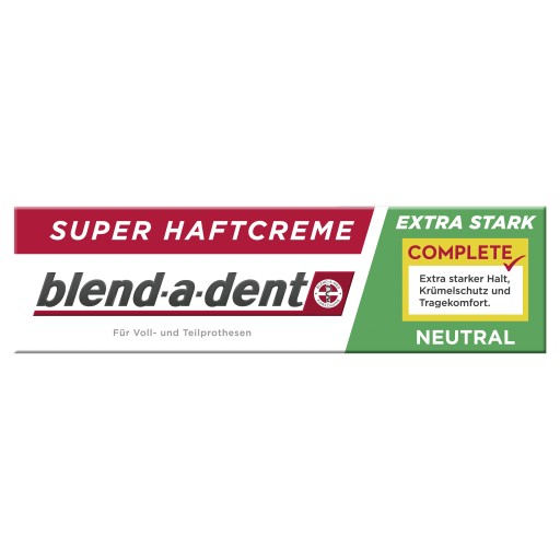 Blend-a-dent COMPLETE NEUTRAL lepidlo na zubné protézy neutrálnej chuti, 47 g