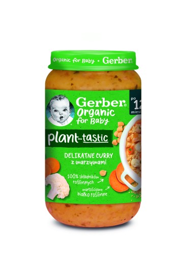 Gerber Bio Dinner Jemné kari so zeleninou pre deti 250 g