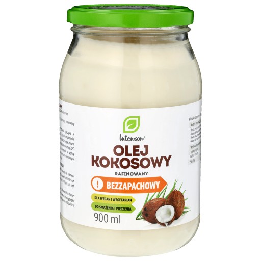Rafinovaný kokosový olej Intenson 900 ml