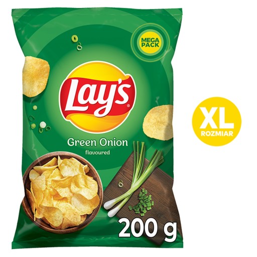 Lay's Lays Green Onion Chips zelená cibuľka 200g