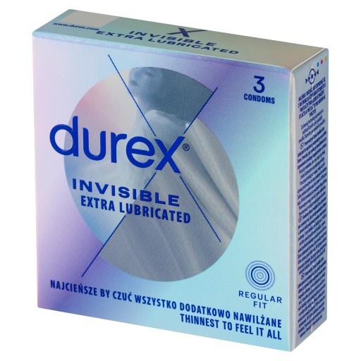 Durex Invisible Condómy 3 kusy
