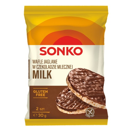 Sonko Prosové oblátky v mliečnej čokoláde 30g