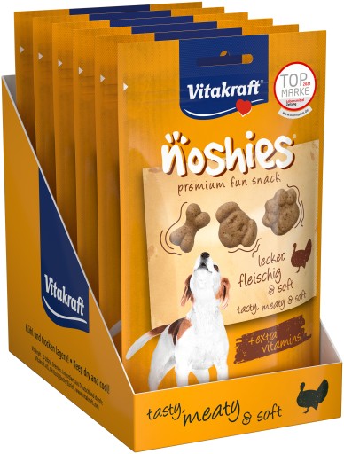 MUŠKA PRE PSOV lahodné COOKIES trenažéry moriek VITAKRAFT Noshies 90g