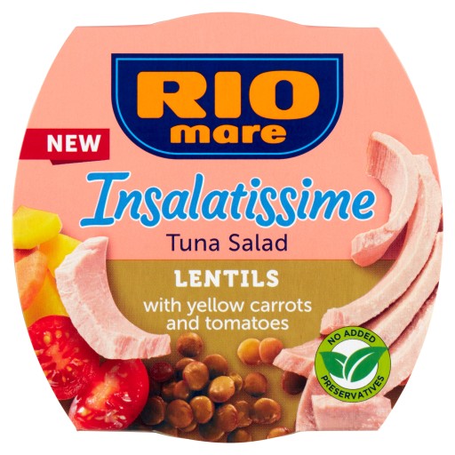 Rio Mare šalát so šošovicou a tuniakom 160G