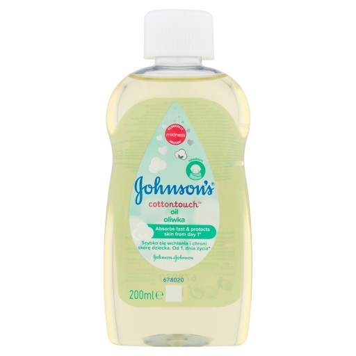 JOHNSON'S Baby Cotton Touch olivový olej pre deti od 1 dňa veku 200ml