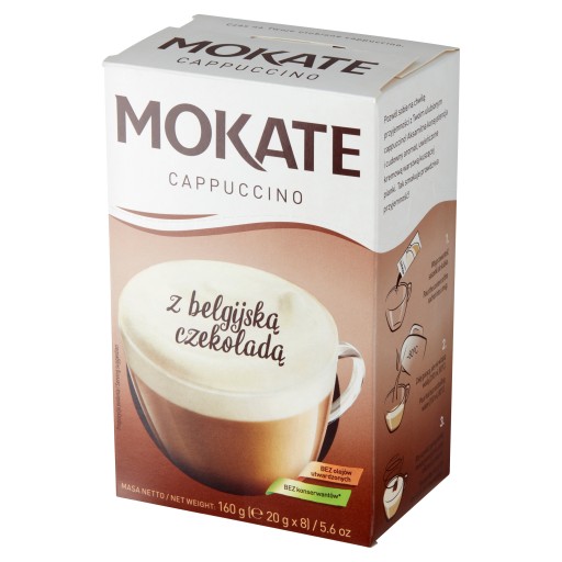 Kávový nápoj Kávové cappuccino Belgická čokoláda s penou 160g x2
