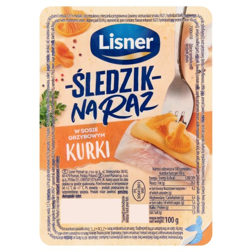 Sleď v hubovej omáčke Lisnerské líšky 100g