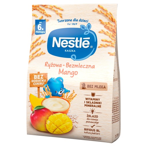 Nestlé Mangová ryžová kaša bez mlieka, 170 g