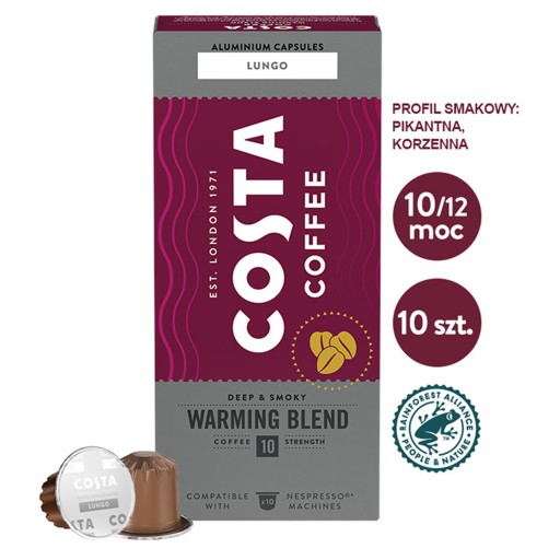 Kapsuly Nespresso Costa Warming Blend 10 ks