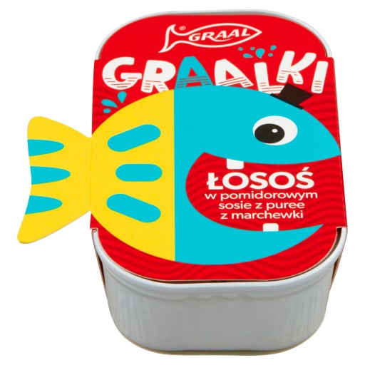 Losos v paradajkovej omáčke s mrkvovým pretlakom 110g Graal 0,127 kg