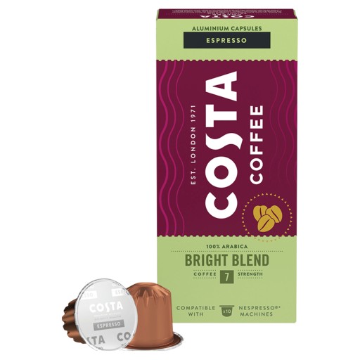 Kapsuly Nespresso Costa Bright Blend 10 ks.