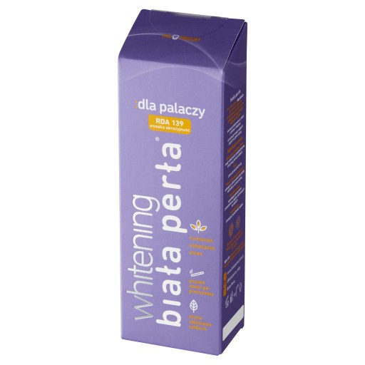Biela perla zubná pasta pre fajčiarov, 75 ml