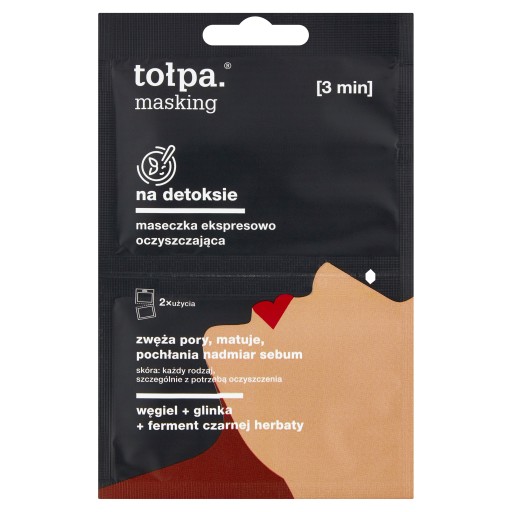 detox masking expresná čistiaca maska 2x5 ml