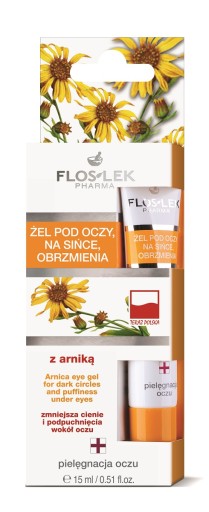 Arnikový očný gél na tmavé kruhy a opuchy 15ml FLOSLEK