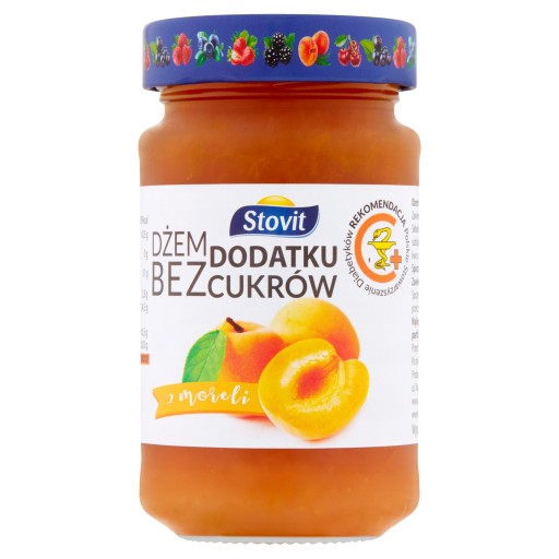 Marhuľový džem BEZ CUKRU, Xylitol, MARHUĽOVÝ Stovit