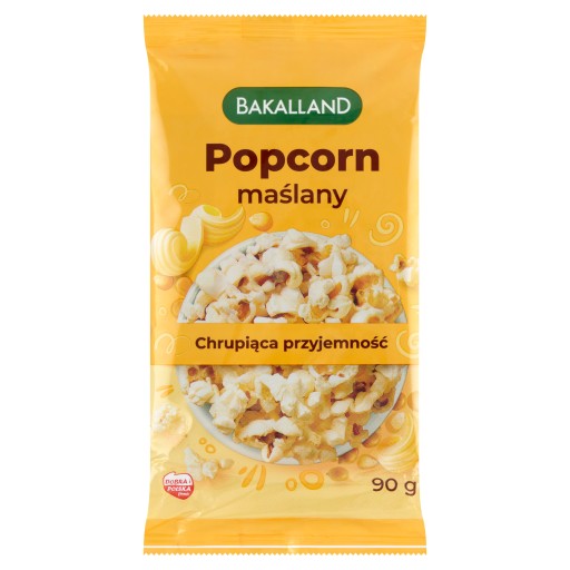 BAKALLAND Popcorn zrnká maslom do mikrovlnky 90 g
