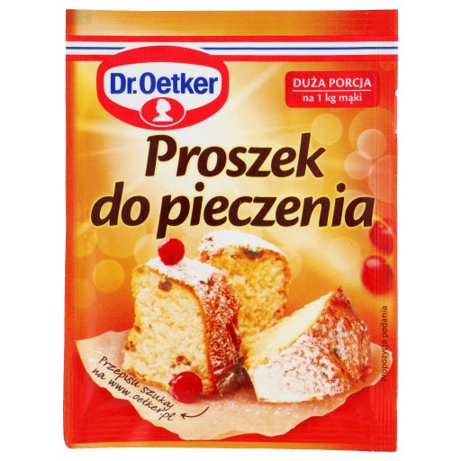 Prášok do pečiva Dr. Oetker 30 g dvojitá porcia na 1 kg múky
