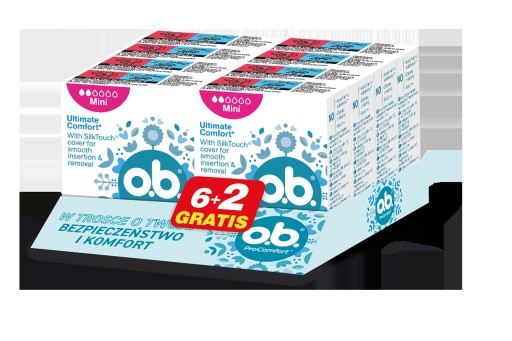 O.B. ProComfort Mini hygienické tampóny 8 kusov