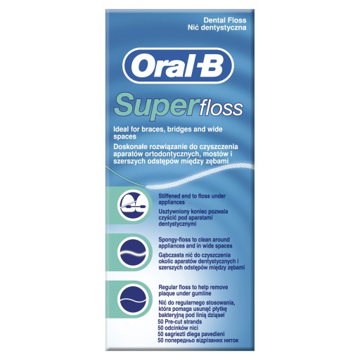 Zubná niť ORAL-B na čistenie strojčekov