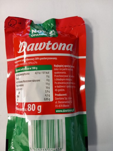 Dávkovanie: Koncentrát, 80 g vrecúško