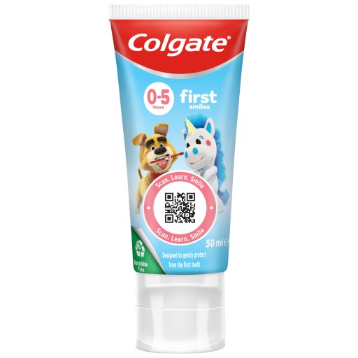 COLGATE ZUBNÁ PASTA 50ml 0-2 KIDS FIRST SMILE JAHODA