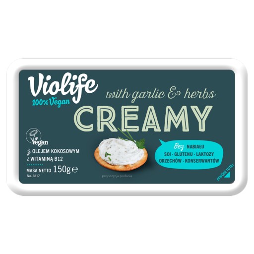 Krém Violife s bylinkami a cesnakom 150G