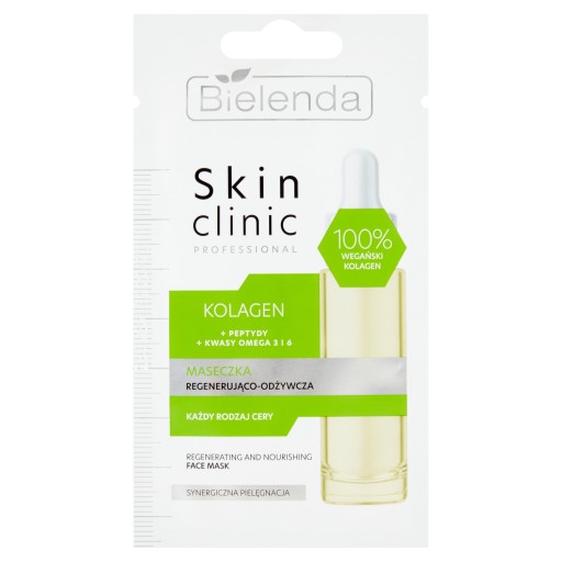 Bielenda Skin Clinic Kolagénová regeneračná a výživná maska 8g