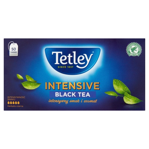 Tetley Intensive Black Express Tea 50 sáčkov 100g