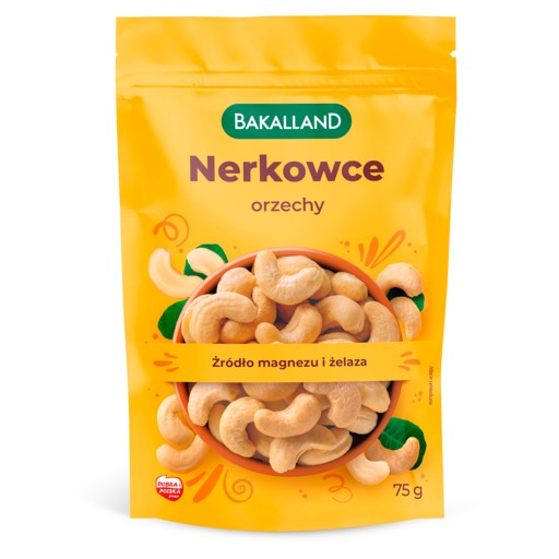 BAKALLAND Kešu orechy lúpané, 75 g