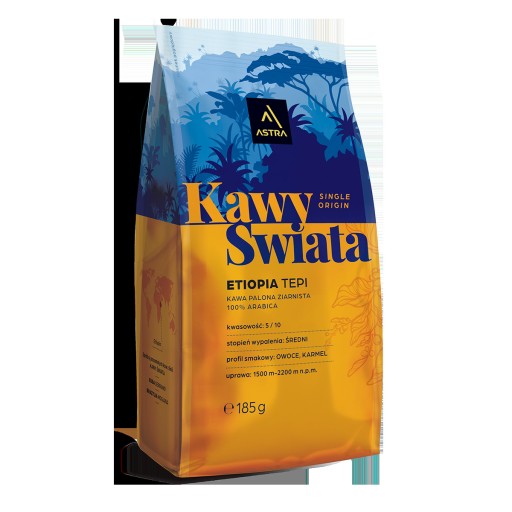 Arabica Astra AST.ETO.TEPI.185G.ZI zrnková káva 193 g