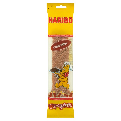 Haribo Špagety želé fazuľky Sour cola ochutené želé 200 g