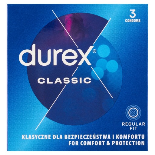 Durex Classic kondómy 3 ks.