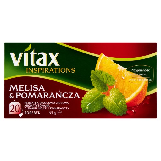 Vitax čaj z medovky a pomaranča (20 tabliet)